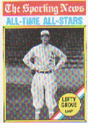 1976 Topps Baseball Cards      350     Lefty Grove ATG